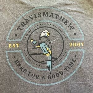 TravisMathew Gray Graphic T-Shirt #golf #outdoors #casual